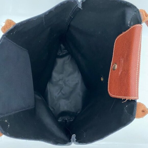 Vintage LONGCHAMP Black Le Pliage "Cabas" Modele Dispose Tote Bag - Picture 15 of 16